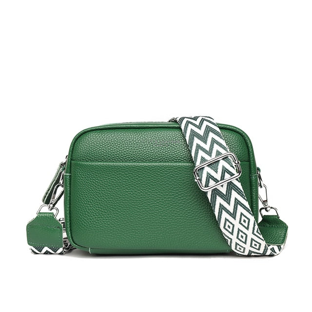 Nasma - Leather shoulder bag for ladies (1+1 FREE)