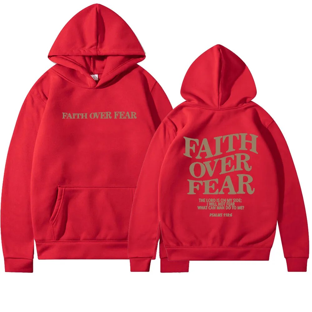 CourageCozy Faith Over Fear Hoodie