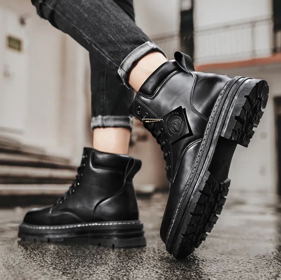 Cody - Comfortable Lace-up Boots For Men