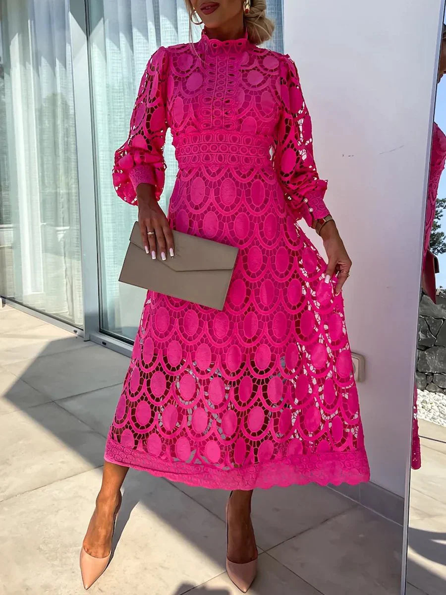 Nena™ - Romantic, Sensual and Elegant Midi Dress