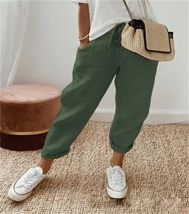 Rive - Elegant cotton linen pants