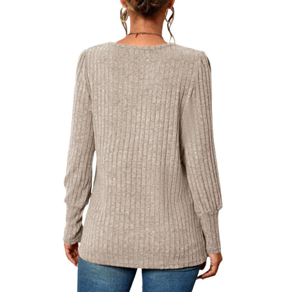 Sarah Chic Top With Square Collar