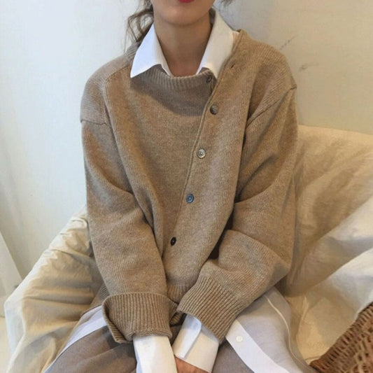 Lillian - Woolen Knitted Fashion Sweater