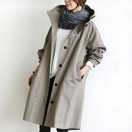 Amelia - Stylish waterproof trench coat