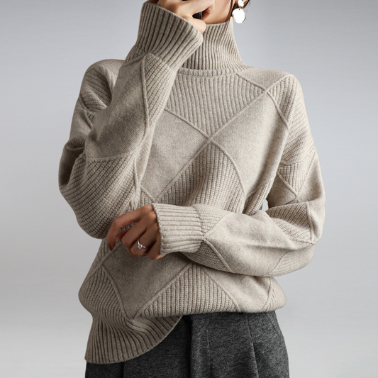 Janet - Cashmere Turtleneck Sweater