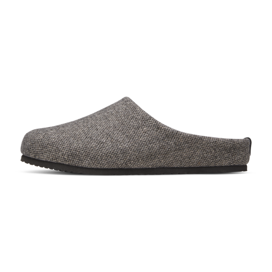 Wool Tweed Cozy Slippers with Cushioned Sole for Everyday Comfort