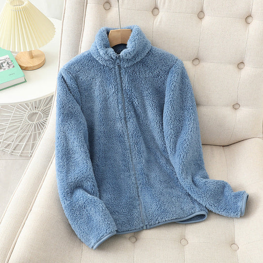 Rose -  Cozy Fleece Cardigan