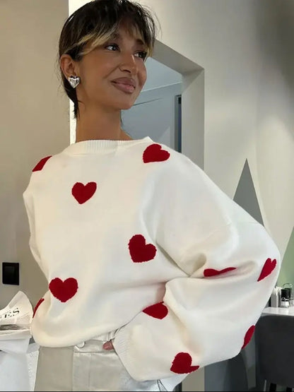 Lovely - Hearts sweater