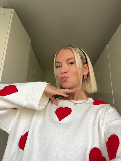 Lovely - Hearts sweater