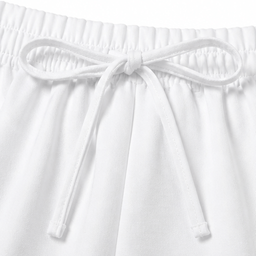 Off-Shoulder Two Piece Co Ord Set with Drawstring Waist Pants