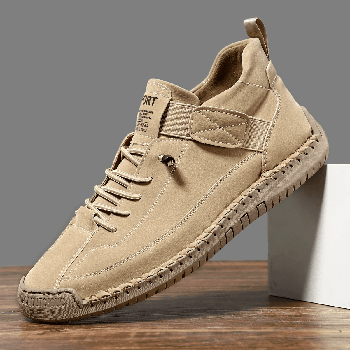 Women's Suede Comfort Sneakers with Orthopedic Cushioned Insole