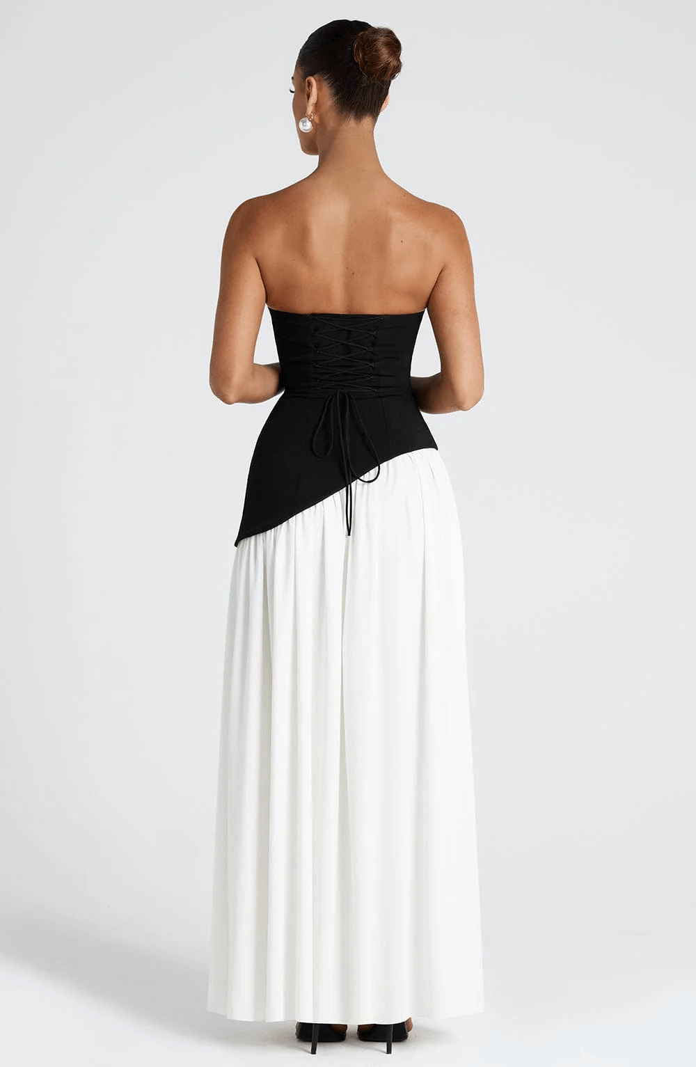 Strapless Split Formal Christmas Dress for Cocktail Evening Maxi Occasions