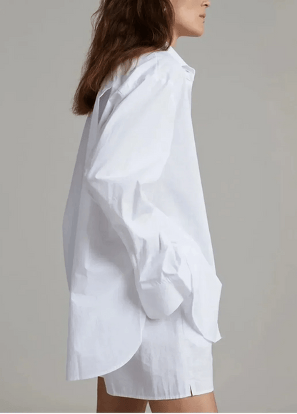 Calvindra Relaxed Linen Shirt and Shorts Two-Piece Co-Ord Set