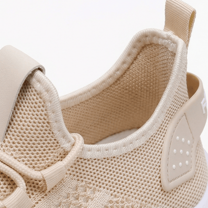Aerloom Women's Cushioned Knit Sneakers with Slip-On Comfort