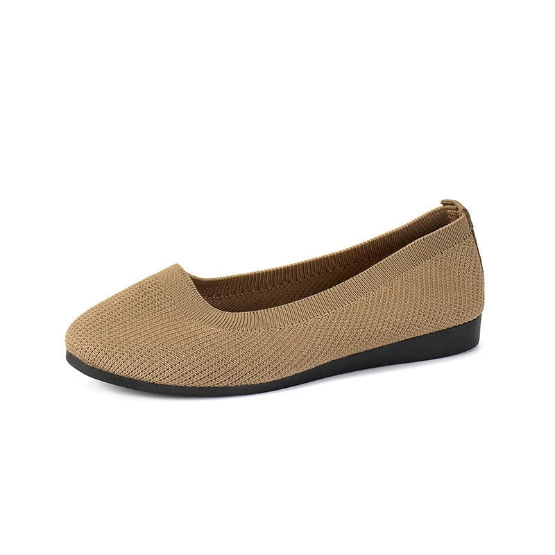 Women's Breathable Knit Comfort Shoes with Non-Slip Sole