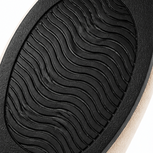 Sollea Suede Slip-On Flats with Cushioned Sole and Rope Bow