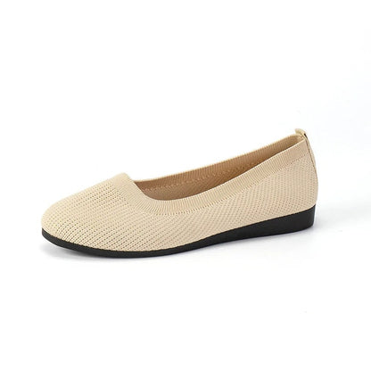Women's Breathable Knit Comfort Shoes with Non-Slip Sole