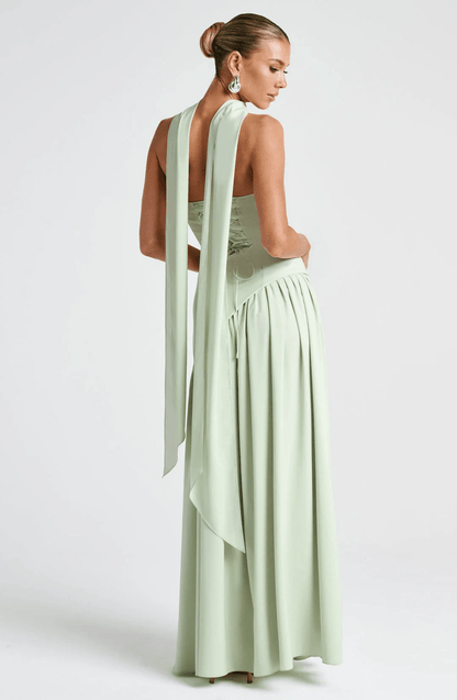 Strapless Split Formal Christmas Dress for Cocktail Evening Maxi Occasions