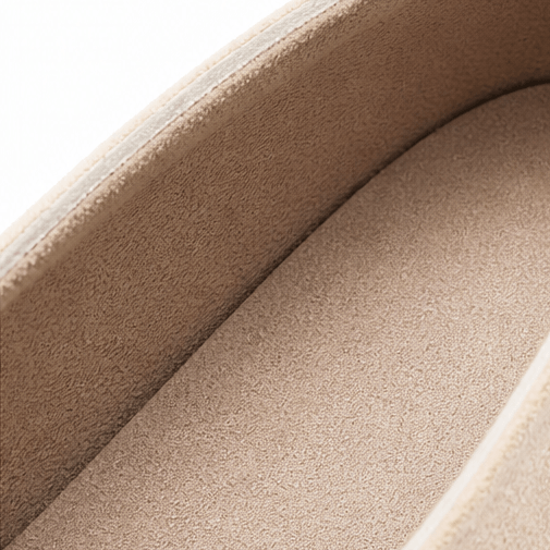 Sollea Suede Slip-On Flats with Cushioned Sole and Rope Bow