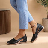 Perforated Slip-On Loafers with Side Cut-Outs and Low Flexible Sole
