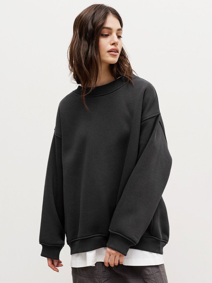 Oversized Relaxed Fit Knit Sweater for Everyday Layering