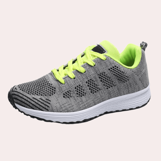 Women's Breathable Knit Running Shoes with Cushioned Sole