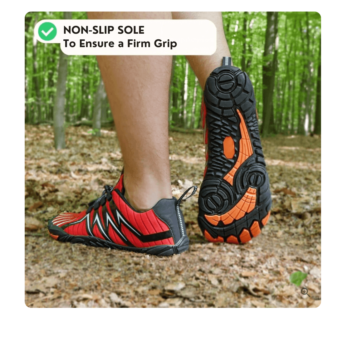 Flexible Barefoot Training Shoes with Wide Toe Box Design