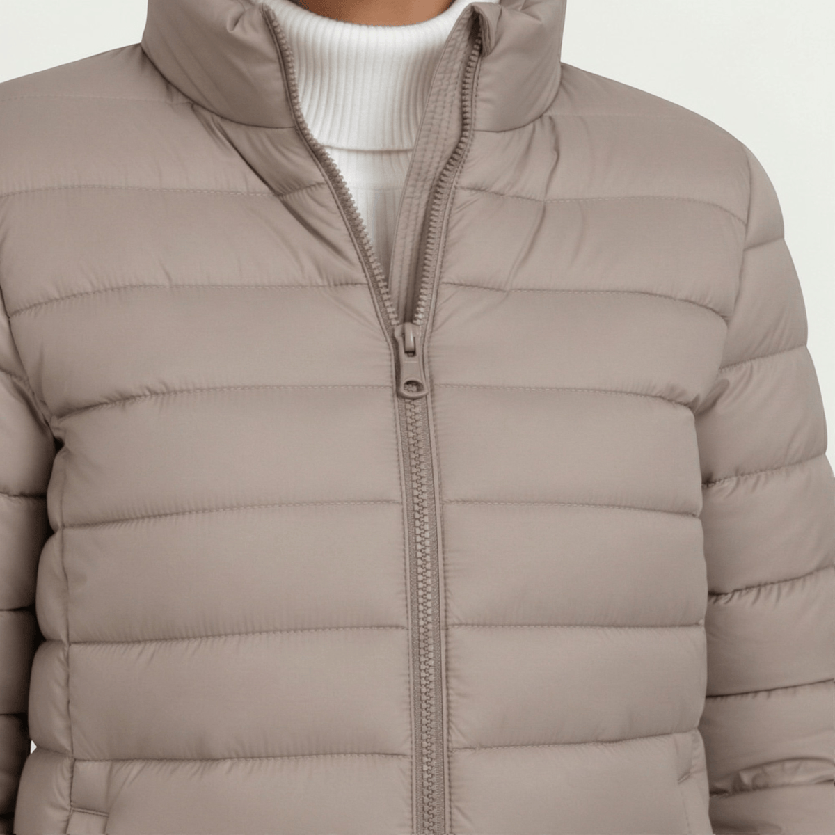Isabella Moreau Women's Lightweight Quilted Denim Jacket in Polyester