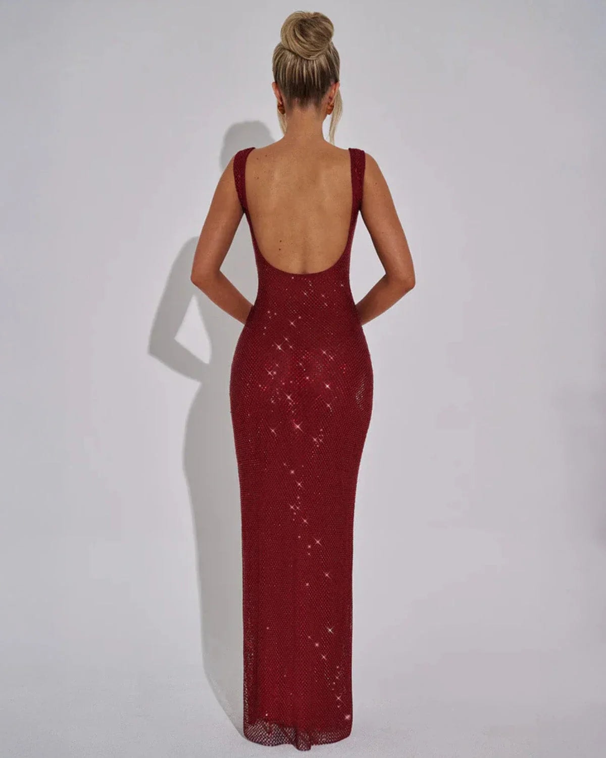 Scarlett Devereux Sequin Maxi Christmas Dress for Women