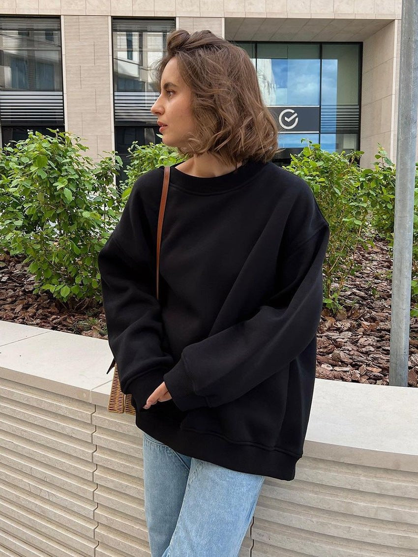 Oversized Relaxed Fit Knit Sweater for Everyday Layering