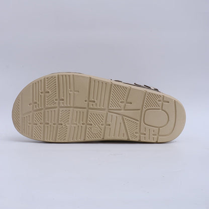 Liora Comfortable Criss-Cross Flat Sandals with Adjustable Buckle Straps