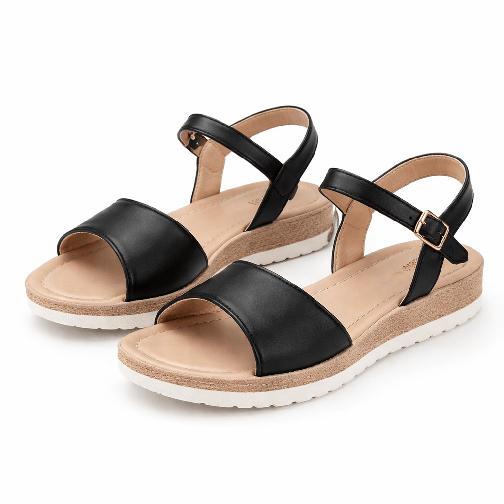 Women's Espadrille Wedge Sandals with Cushioned Footbed
