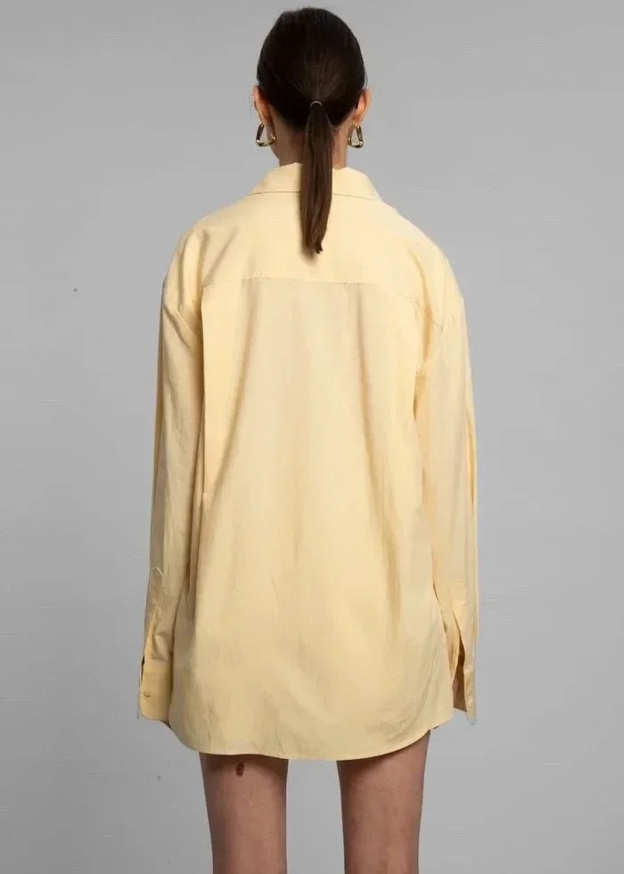 Calvindra Relaxed Linen Shirt and Shorts Two-Piece Co-Ord Set