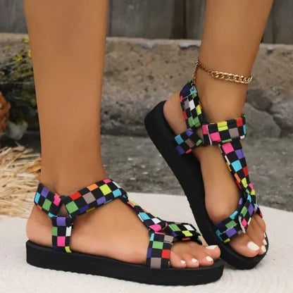 Women's Platform Ankle-Strap Cushioned Sandals