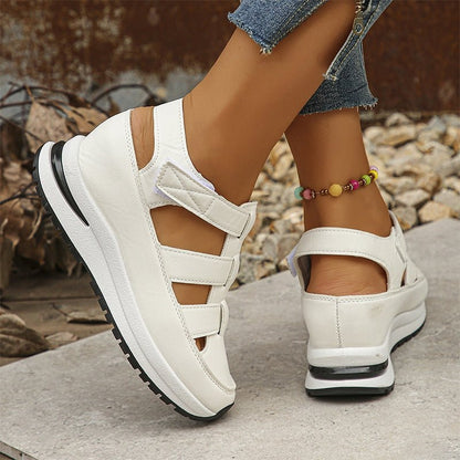 Sabella Closed-Toe Orthopedic Sandals with Cushioned Platform Sole