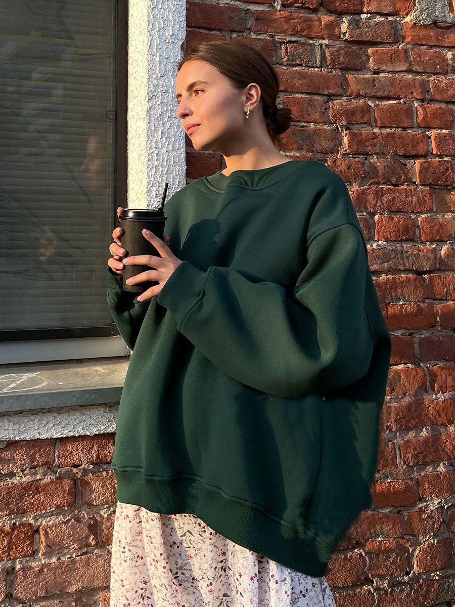 Oversized Relaxed Fit Knit Sweater for Everyday Layering