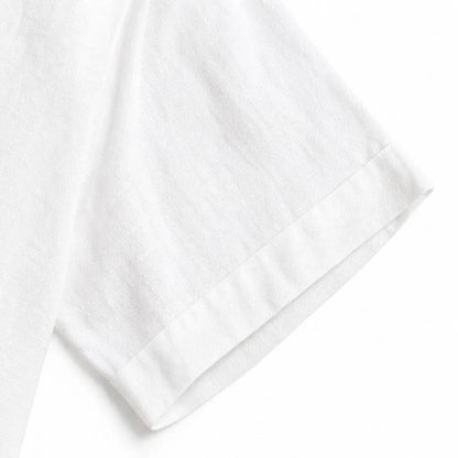 Soléne Oversized V-Neck Linen-Look Summer Dress with Half Sleeves and Button Placket