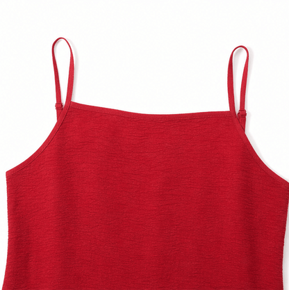 Marelle Linen-Look Summer Maxi Slip Dress with Adjustable Straps