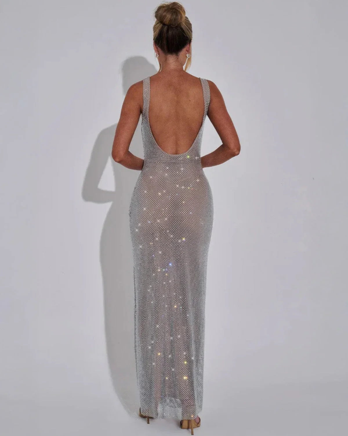 Scarlett Devereux Sequin Maxi Christmas Dress for Women