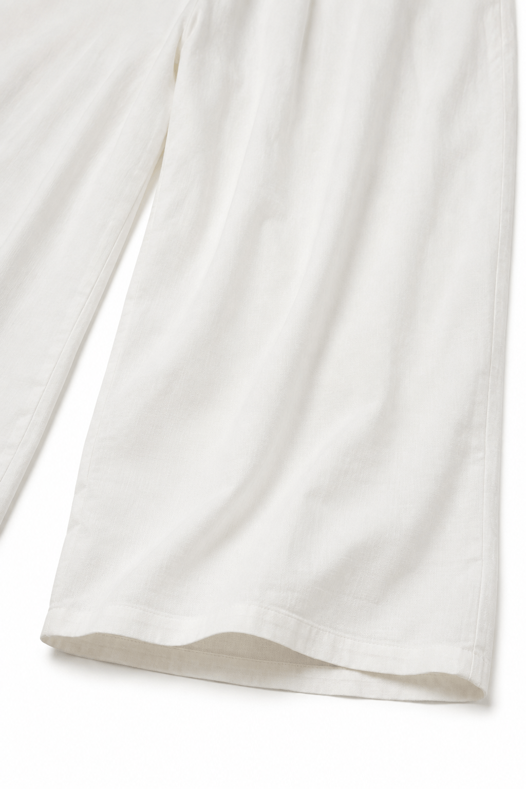 Women's Wide-Leg V-Neck Linen-Look Jumpsuit with Pockets