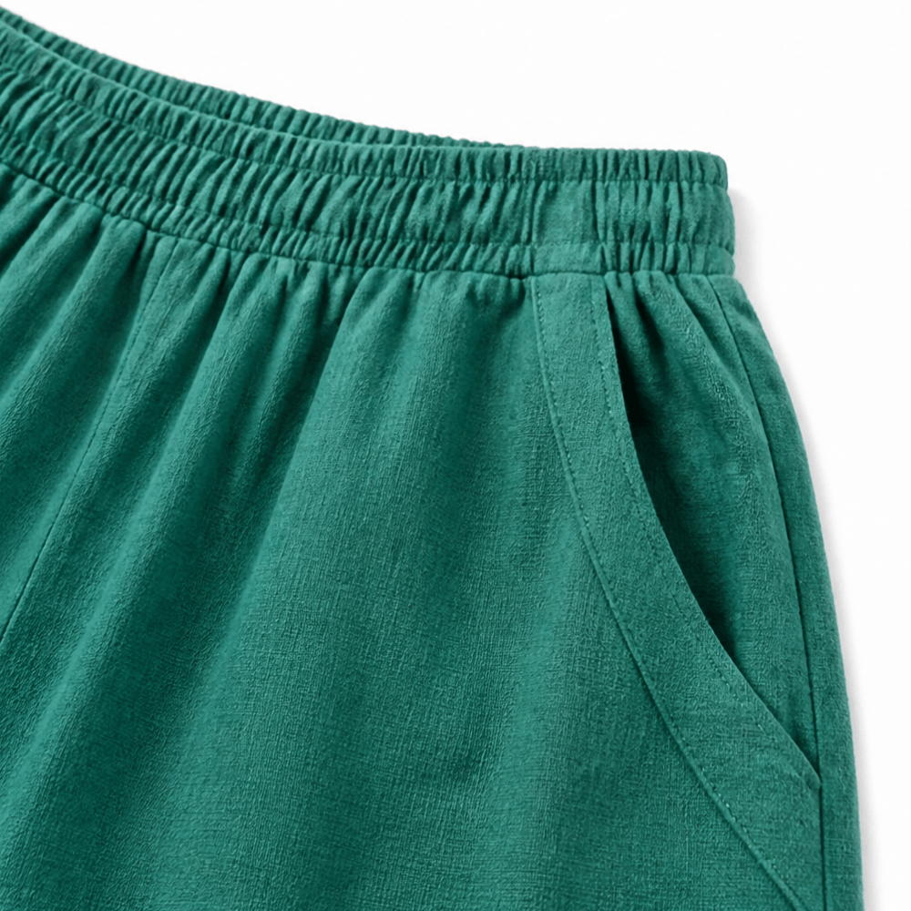 Lunavia Oversized Cotton-Linen Co-Ord Set with Wide-Leg Pants