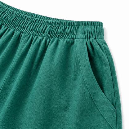Lunavia Oversized Cotton-Linen Co-Ord Set with Wide-Leg Pants